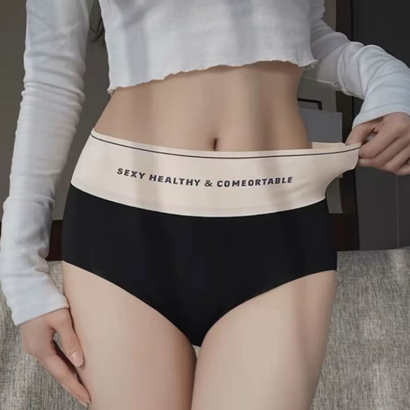 1PC Ice Silk Panties Women Sexy Underpant Low Waist Underwear Low Rise Panties Seamless Panties Underwear Comfy Lingerie