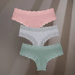 3-Pack Cotton Lace Briefs – Soft Everyday Comfort