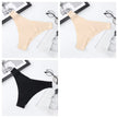 3Pcs/Set Seamless Panties Ice Silk Women Underwear Low Rise V-Waist Briefs Cotton Crotch Quick-Drying Sports Underwear