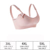 Plus Size Wireless Maternity Bra Front Open Gather Together Prevent Sagging Seamless 3D Breathable Comfortable Breastfeeding Bra