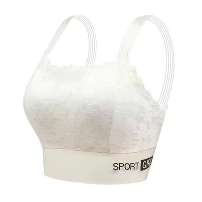 Sexy Lace Seamless Large Size Women'S Bra Comfortable Breathable Sports Beauty Back Vest Sleep Gathered Wrapped Chest Tube Top