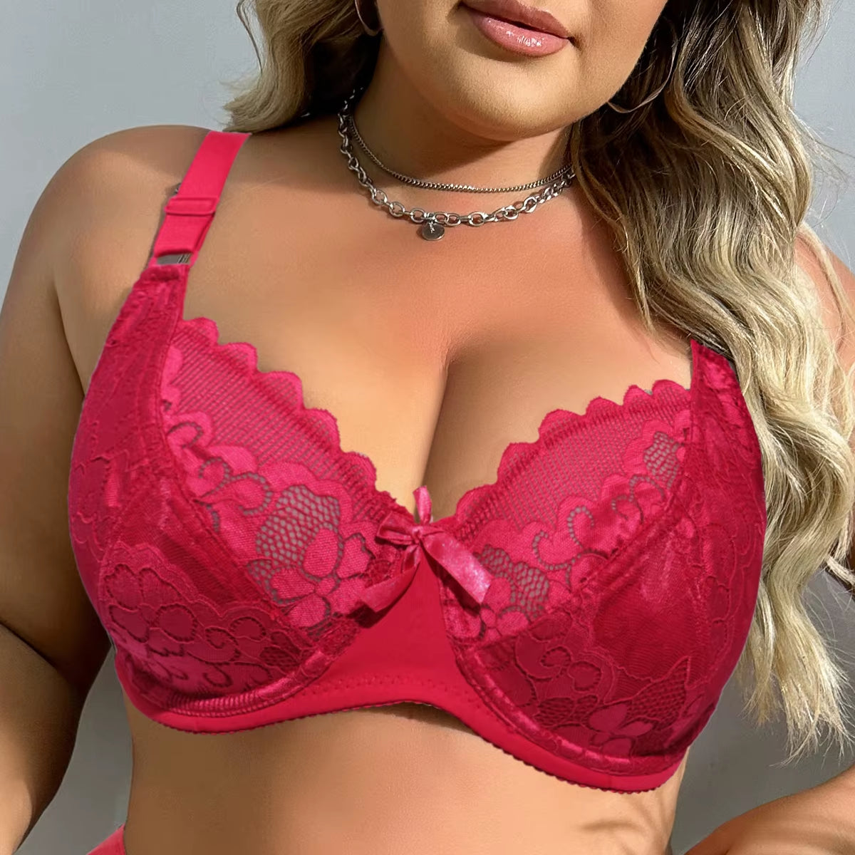 Sexy Unlined Bras for Women Thin Lace Underwear Soft Bh Big Cup plus Size Women'S Bra Full Cup Women Brassiere Girl Top