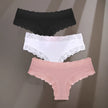 3-Pack Cotton Lace Briefs – Soft Everyday Comfort