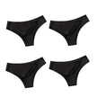 4Pcs/Set Seamless Panties Women Sexy Underwear Ice Silk Underpants Low Waist G-String Female Soft Solid Ultra-Thin Briefs