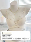 Leopard Lace Bras for Women Push up Lift Small Bust Full Coverage Wireless Sexy Bralette anti Sagging Lingerie
