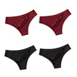 4Pcs/Set Seamless Panties Women Sexy Underwear Ice Silk Underpants Low Waist G-String Female Soft Solid Ultra-Thin Briefs
