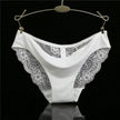 Women's Seamless Lace Briefs – Breathable Cotton Comfort (1 Pair)
