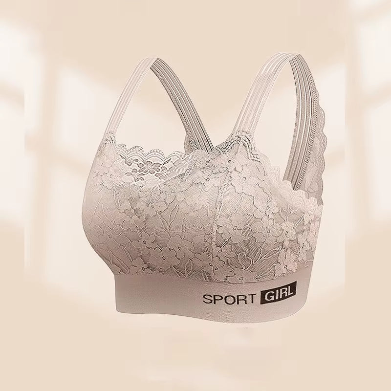 Sexy Lace Seamless Large Size Women'S Bra Comfortable Breathable Sports Beauty Back Vest Sleep Gathered Wrapped Chest Tube Top