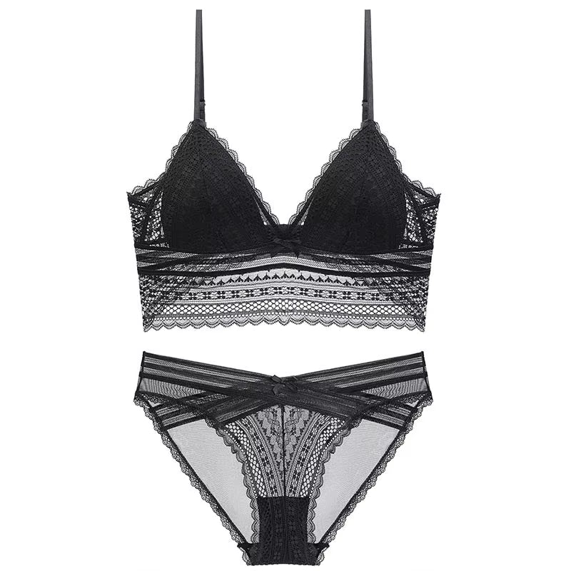 Sexy French Lace Underwear Set High Quality Bra Set Push up Brassiere Fashion Bra and Panty Sets Sexy Lingerie for Women