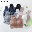 Breathable Female Vest Sexy Lace Bra Beauty Back Women Wire Free Push up Bralette Underwear Seamless Wireless Gather Brassiere