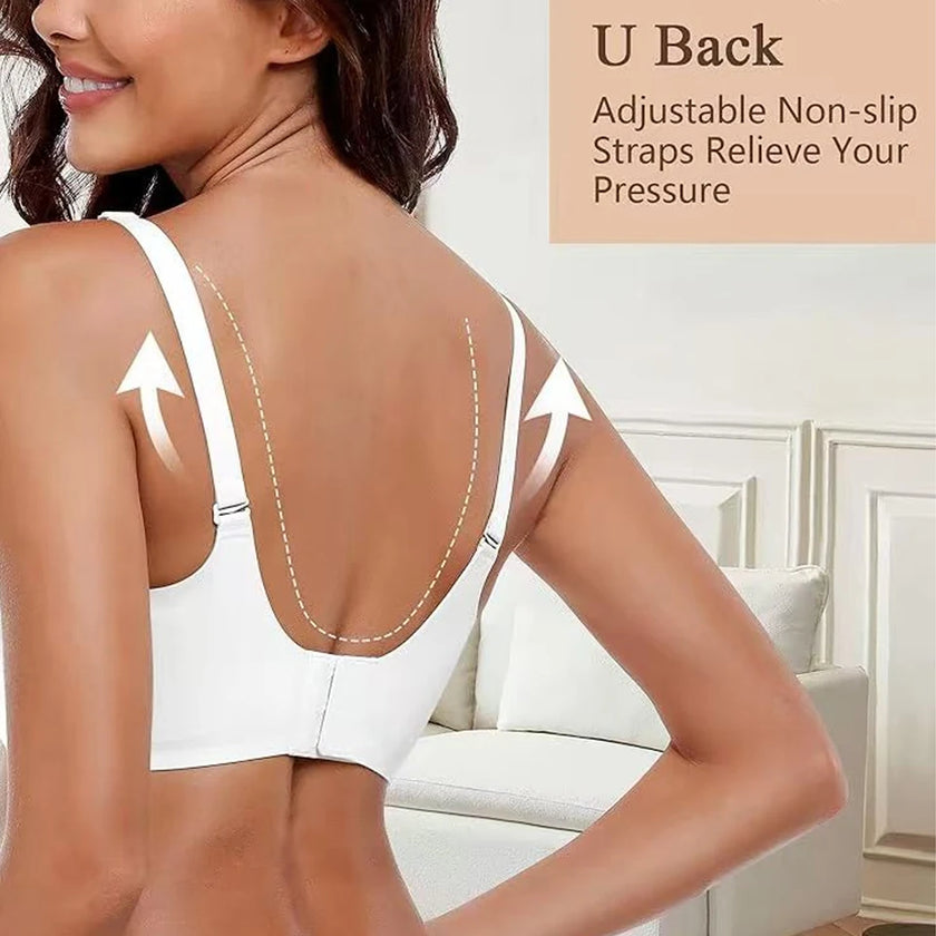 Seamless Wireless Supportive Bra Push up Comfort Soft No Underwire Full Coverage T-Shirt Bra plus Size Underwear