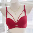 Leopard Lace Bras for Women Push up Lift Small Bust Full Coverage Wireless Sexy Bralette anti Sagging Lingerie