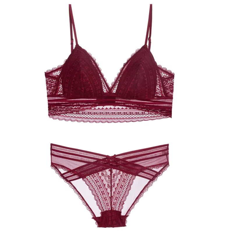Sexy French Lace Underwear Set High Quality Bra Set Push up Brassiere Fashion Bra and Panty Sets Sexy Lingerie for Women