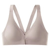 Women'S Seamless Deep V-Neck Bra Front Closure Bra Push-Up Sports Top Soft Non-Wire Lingerie Invisible Female Sexy Underwear