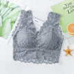 Breathable Female Vest Sexy Lace Bra Beauty Back Women Wire Free Push up Bralette Underwear Seamless Wireless Gather Brassiere