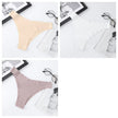3Pcs/Set Seamless Panties Ice Silk Women Underwear Low Rise V-Waist Briefs Cotton Crotch Quick-Drying Sports Underwear