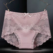 7Pcs Cotton Women'S Underwear Lace Transparent Panties Comfortable Antibacterial plus Size Pants Female Sexy Lingerie