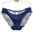 Women's Seamless Lace Briefs – Breathable Cotton Comfort (1 Pair)