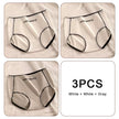 3PCS Pure Cotton Seamless Panties for Women Letter Comfort Sports High Waist Female Lingerie Underpants COTTON PANTI WOMAN Soft