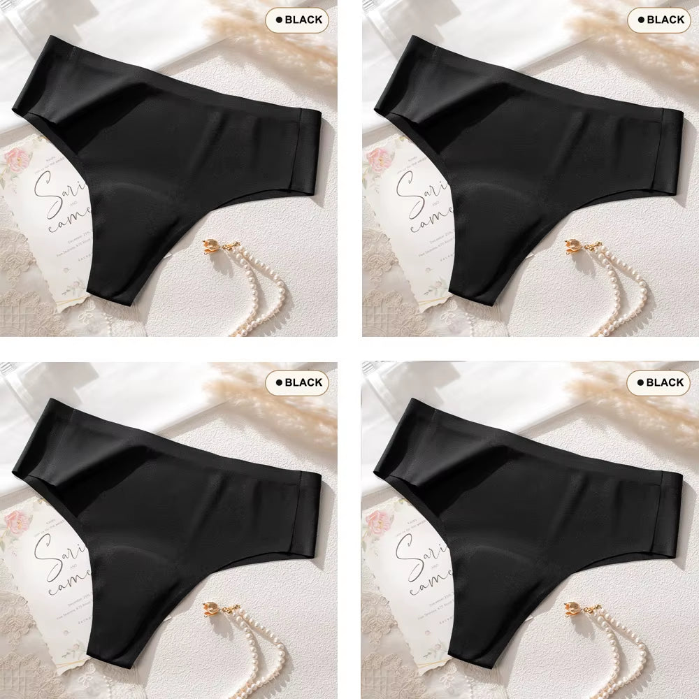 4Pcs Camel Toe Proof Thong Seamless Panties Invisible Camel Toe Concealer Cover Cameltoe Prevention Underwear for Leggings Gym