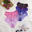 3Pcs Women Panties Girls Sexy Lace Underpant plus Size Pretty Underwear Female Seamless Low Waist Breathable Briefs Female Panty