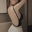 Women Invisible Bra Deep U Plunge Bras Backless Top for Dresses Sexy Lingerie with Transparent Strap Push up Strapless Underwea