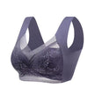 L-5XL Women Large Bra Push up Ice Silk Seamless Upper Bralette Lace Wireless Summer Bras plus Size Top Lingerie Underwear 15019