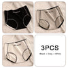3PCS Pure Cotton Seamless Panties for Women Letter Comfort Sports High Waist Female Lingerie Underpants COTTON PANTI WOMAN Soft