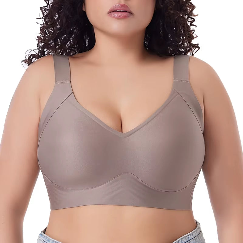 Push up Bra for Women Seamless plus Size Bras Thin Cup Wireless Bralette Sexy Brassiere Femme M-6XL