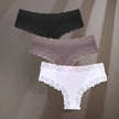 3-Pack Cotton Lace Briefs – Soft Everyday Comfort