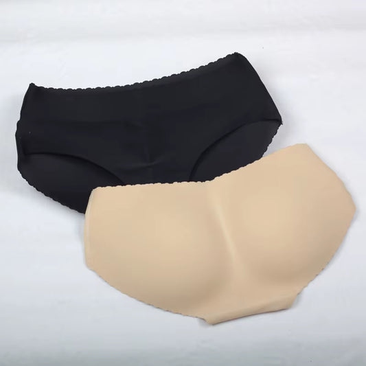 S-XL Lady Low Waist Sexy Padding Panties Bum Padded Butt Lifter Enhancer Hip Push up Panties Underwear Seamless Panties Buttocks
