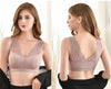 Plus Size Lace Sports Bra – Push-Up Comfort, Breathable Support (With Pads)