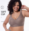Seamless Push-Up Bra for Women – Wireless Comfort, Flattering Lift (M–6XL)