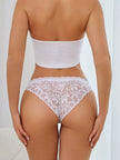 6Pcs/Set Lace Seamless Panties Patchwork Hollow Out Underwear for Women Sexy Breathable Solid Briefs Soft Silk Lingerie
