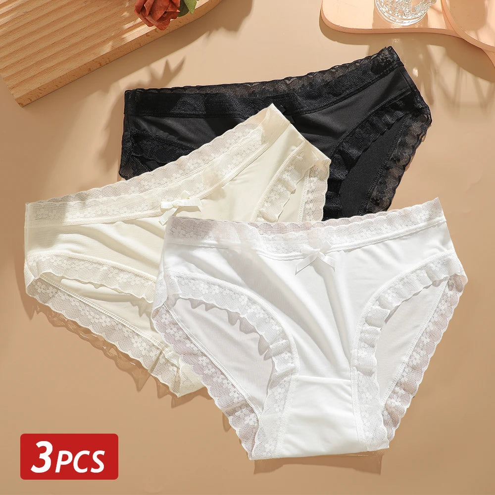 3-Pack Ice Silk Seamless Panties – Ultra-Light Breathable Comfort