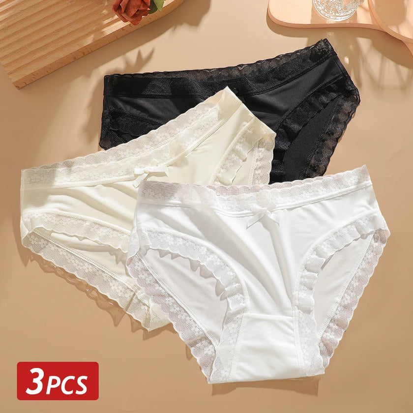 3-Pack Ice Silk Seamless Panties – Ultra-Light Breathable Comfort