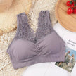 Women'S Sports Bra plus Size Women Bra Push up Sexy Lace Underwear Sleep Yoga Sports Bra Vest with Pad Underwear Gym Top Bras