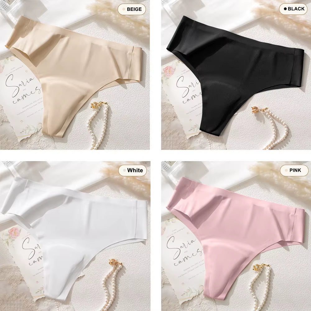 4Pcs Camel Toe Proof Thong Seamless Panties Invisible Camel Toe Concealer Cover Cameltoe Prevention Underwear for Leggings Gym