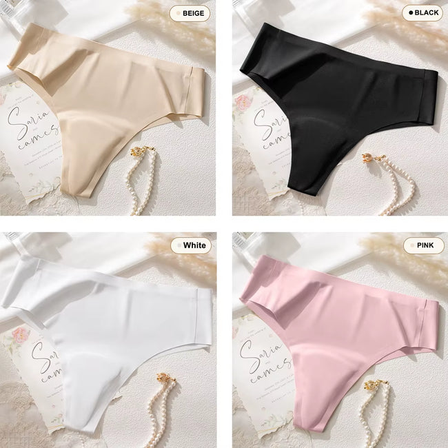 4Pcs Camel Toe Proof Thong Seamless Panties Invisible Camel Toe Concealer Cover Cameltoe Prevention Underwear for Leggings Gym