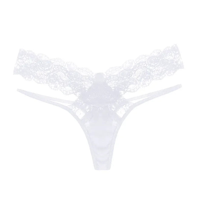 Plus Size Floral Lace Briefs – Breathable Comfort & Feminine Style