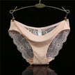 Women's Seamless Lace Briefs – Breathable Cotton Comfort (1 Pair)