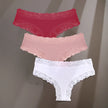 3-Pack Cotton Lace Briefs – Soft Everyday Comfort