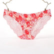 Women's Seamless Lace Briefs – Breathable Cotton Comfort (1 Pair)