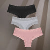 3-Pack Cotton Lace Briefs – Soft Everyday Comfort
