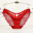 Women's Seamless Lace Briefs – Breathable Cotton Comfort (1 Pair)