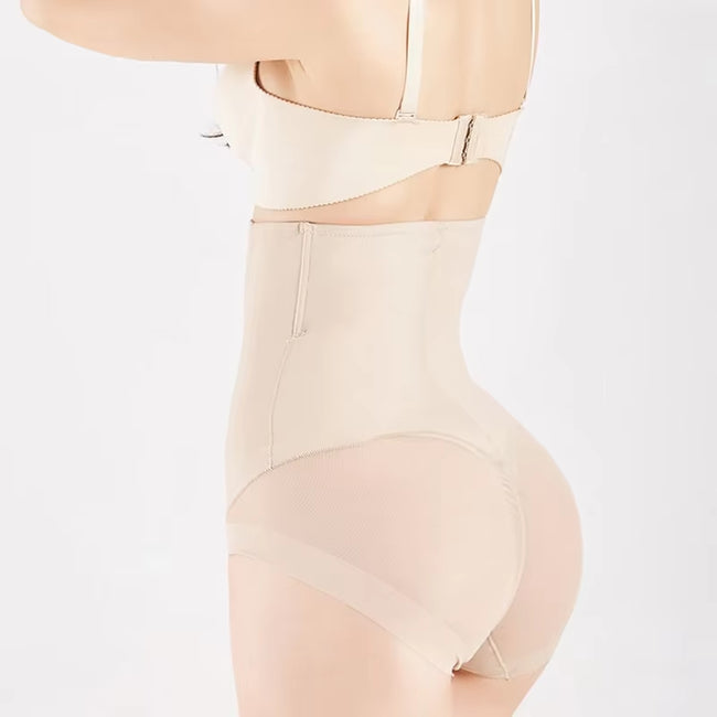 Smooth Seamless Hi-Waist Body Shaper Tummy Control Panties Slim Waist Soft Butt Lifter Shapewear Shorts Briefs Super Power Short