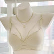 Leopard Lace Bras for Women Push up Lift Small Bust Full Coverage Wireless Sexy Bralette anti Sagging Lingerie