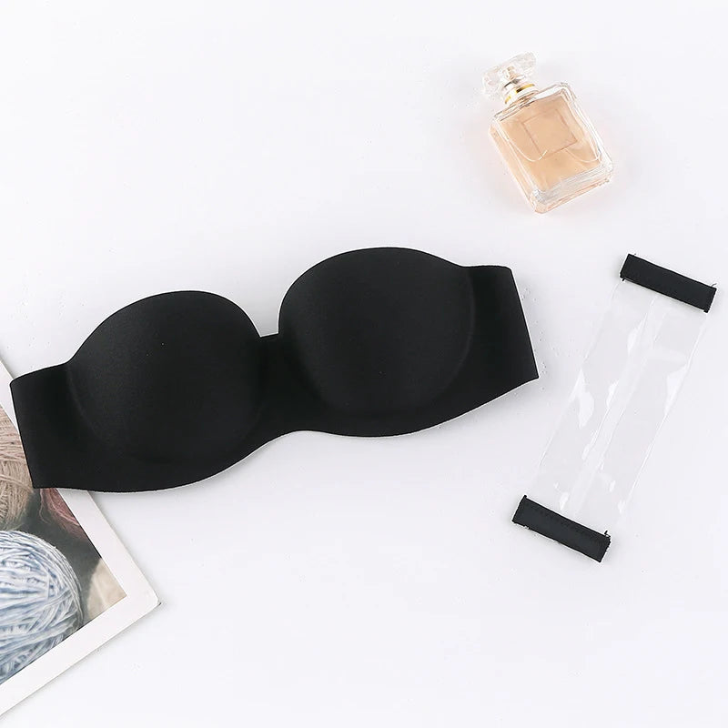 Front Closure Sexy Push up Bra Women Invisible Bras Underwear Lingerie for Female Brassiere Strapless Seamless Bralette