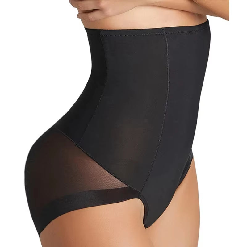 Smooth Seamless Hi-Waist Body Shaper Tummy Control Panties Slim Waist Soft Butt Lifter Shapewear Shorts Briefs Super Power Short