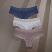 3-Pack Cotton Lace Briefs – Soft Everyday Comfort